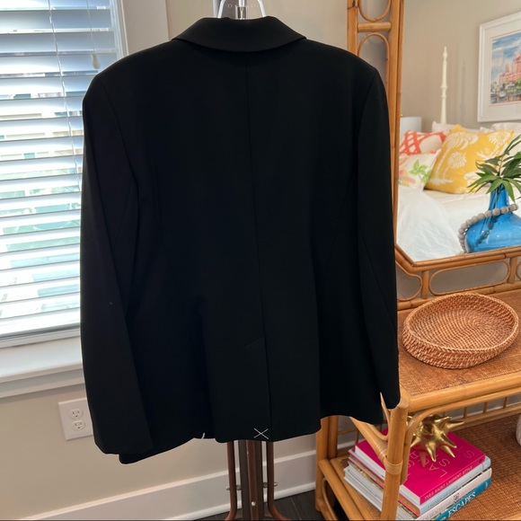 NWT Talbots Black Polyester Blend Blazer 10P - Picture 2 of 4